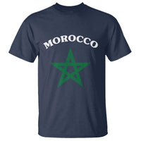 Morocco Pride Flag Star T Shirt Patriotic Moroccan Heritage Souvenir
