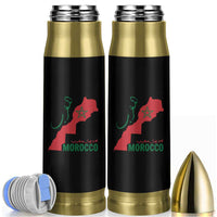 Morocco Map Dima Maghrib with Arabic Calligraphy Bullet Tumbler Maghreb Traditional Moroccan Roots Graphic