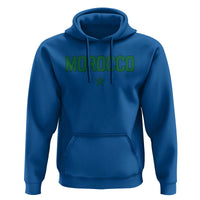 Morocco Star Flag Minimalist Moroccan Pride Hoodie