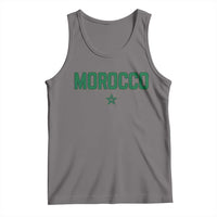 Morocco Star Flag Minimalist Moroccan Pride Tank Top