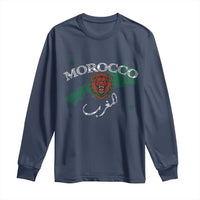 Morocco Lion Maghrib Moroccan Spirit Heritage Long Sleeve Shirt