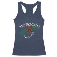 Morocco Lion Maghrib Moroccan Spirit Heritage Racerback Tank Top