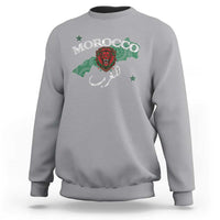 Morocco Lion Maghrib Moroccan Spirit Heritage Sweatshirt