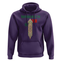 Traditional Moroccan Mosaic Archway Graphic Hoodie Morocco Architecture Tile Pattern