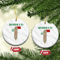 Traditional Moroccan Mosaic Archway Graphic Ceramic Ornament Morocco Architecture Tile Pattern