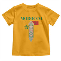 Traditional Moroccan Mosaic Archway Graphic Toddler T Shirt Morocco Architecture Tile Pattern