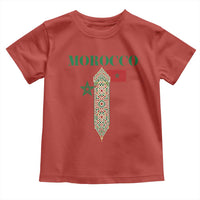 Traditional Moroccan Mosaic Archway Graphic Toddler T Shirt Morocco Architecture Tile Pattern