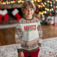 Morocco Flag Pride Allah Yarham El Ahmar Ugly Christmas Sweater Moroccan Soccer Football Fans Gift