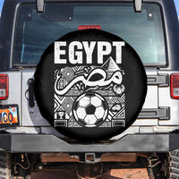 Egypt Soccer Misr Pride Arabic Calligraphy Spare Tire Cover Egyptian Football Fans Ancient Pyramid Heritage Graphic