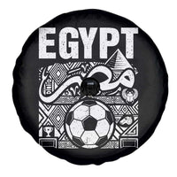 Egypt Soccer Misr Pride Arabic Calligraphy Spare Tire Cover Egyptian Football Fans Ancient Pyramid Heritage Graphic