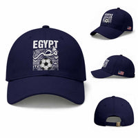 Egypt Soccer Misr Pride Arabic Calligraphy Baseball Cap Egyptian Football Fans Ancient Pyramid Heritage Graphic