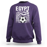 Egypt Soccer Misr Pride Arabic Calligraphy Sweatshirt Egyptian Football Fans Ancient Pyramid Heritage Graphic