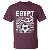 Egypt Soccer Misr Pride Arabic Calligraphy T Shirt Egyptian Football Fans Ancient Pyramid Heritage Graphic