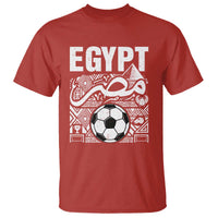 Egypt Soccer Misr Pride Arabic Calligraphy T Shirt Egyptian Football Fans Ancient Pyramid Heritage Graphic