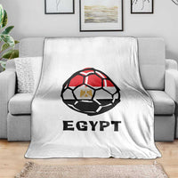 Egyptian Flag Soccer Ball Graphic Throw Blanket Egypt Pride Sports Football Fans Match Day