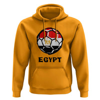 Egyptian Flag Soccer Ball Graphic Hoodie Egypt Pride Sports Football Fans Match Day