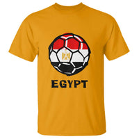 Egyptian Flag Soccer Ball Graphic T Shirt Egypt Pride Sports Football Fans Match Day