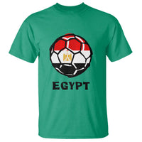 Egyptian Flag Soccer Ball Graphic T Shirt Egypt Pride Sports Football Fans Match Day