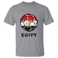 Egyptian Flag Soccer Ball Graphic T Shirt Egypt Pride Sports Football Fans Match Day