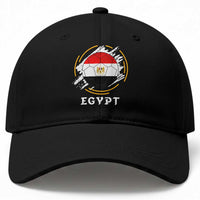 Egyptian Flag Soccer Ball Splatter Graphic Baseball Cap Egypt Pride Sports Football Fans Match Day