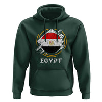 Egyptian Flag Soccer Ball Splatter Graphic Hoodie Egypt Pride Sports Football Fans Match Day