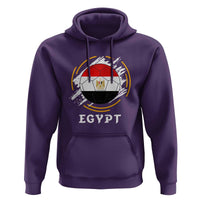 Egyptian Flag Soccer Ball Splatter Graphic Hoodie Egypt Pride Sports Football Fans Match Day