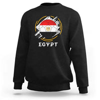 Egyptian Flag Soccer Ball Splatter Graphic Sweatshirt Egypt Pride Sports Football Fans Match Day