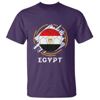 Egyptian Flag Soccer Ball Splatter Graphic T Shirt Egypt Pride Sports Football Fans Match Day