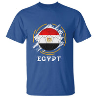 Egyptian Flag Soccer Ball Splatter Graphic T Shirt Egypt Pride Sports Football Fans Match Day
