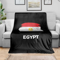 Egypt Flag Misr Pride Throw Blanket Egyptian Eagle of Saladin Heritage