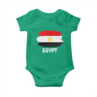 Egypt Flag Misr Pride Baby Onesie Egyptian Eagle of Saladin Heritage