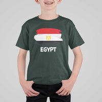 Egypt Flag Misr Pride T Shirt For Kid Egyptian Eagle of Saladin Heritage