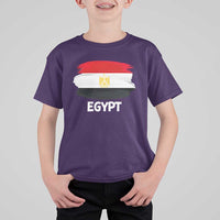 Egypt Flag Misr Pride T Shirt For Kid Egyptian Eagle of Saladin Heritage