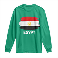 Egypt Flag Misr Pride Long Sleeve Shirt Egyptian Eagle of Saladin Heritage