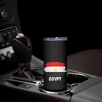 Egypt Flag Misr Pride Skinny Tumbler Egyptian Eagle of Saladin Heritage