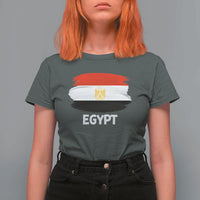 Egypt Flag Misr Pride T Shirt For Women Egyptian Eagle of Saladin Heritage