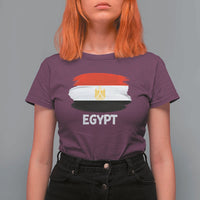 Egypt Flag Misr Pride T Shirt For Women Egyptian Eagle of Saladin Heritage