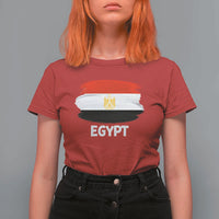 Egypt Flag Misr Pride T Shirt For Women Egyptian Eagle of Saladin Heritage