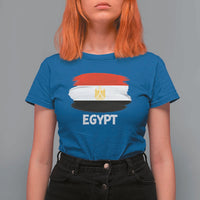 Egypt Flag Misr Pride T Shirt For Women Egyptian Eagle of Saladin Heritage