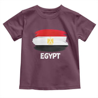 Egypt Flag Misr Pride Toddler T Shirt Egyptian Eagle of Saladin Heritage