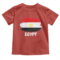 Egypt Flag Misr Pride Toddler T Shirt Egyptian Eagle of Saladin Heritage