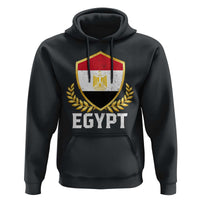 Egypt Coat of Arms Gold Shield Crest Hoodie Patriotic Egyptian Flag Heritage Pride