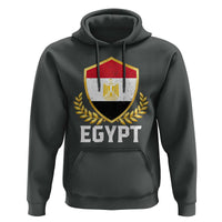 Egypt Coat of Arms Gold Shield Crest Hoodie Patriotic Egyptian Flag Heritage Pride