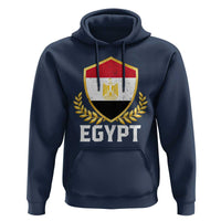 Egypt Coat of Arms Gold Shield Crest Hoodie Patriotic Egyptian Flag Heritage Pride