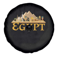 Ancient Egypt Pyramids Sphinx Graphic Spare Tire Cover Vintage Egypt Anubis History Buff Travel Souvenir