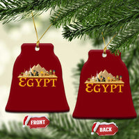Ancient Egypt Pyramids Sphinx Graphic Ceramic Ornament Vintage Egypt Anubis History Buff Travel Souvenir