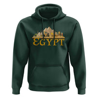Ancient Egypt Pyramids Sphinx Graphic Hoodie Vintage Egypt Anubis History Buff Travel Souvenir