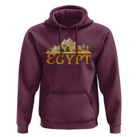 Ancient Egypt Pyramids Sphinx Graphic Hoodie Vintage Egypt Anubis History Buff Travel Souvenir