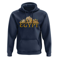 Ancient Egypt Pyramids Sphinx Graphic Hoodie Vintage Egypt Anubis History Buff Travel Souvenir
