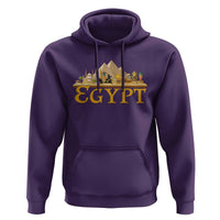 Ancient Egypt Pyramids Sphinx Graphic Hoodie Vintage Egypt Anubis History Buff Travel Souvenir